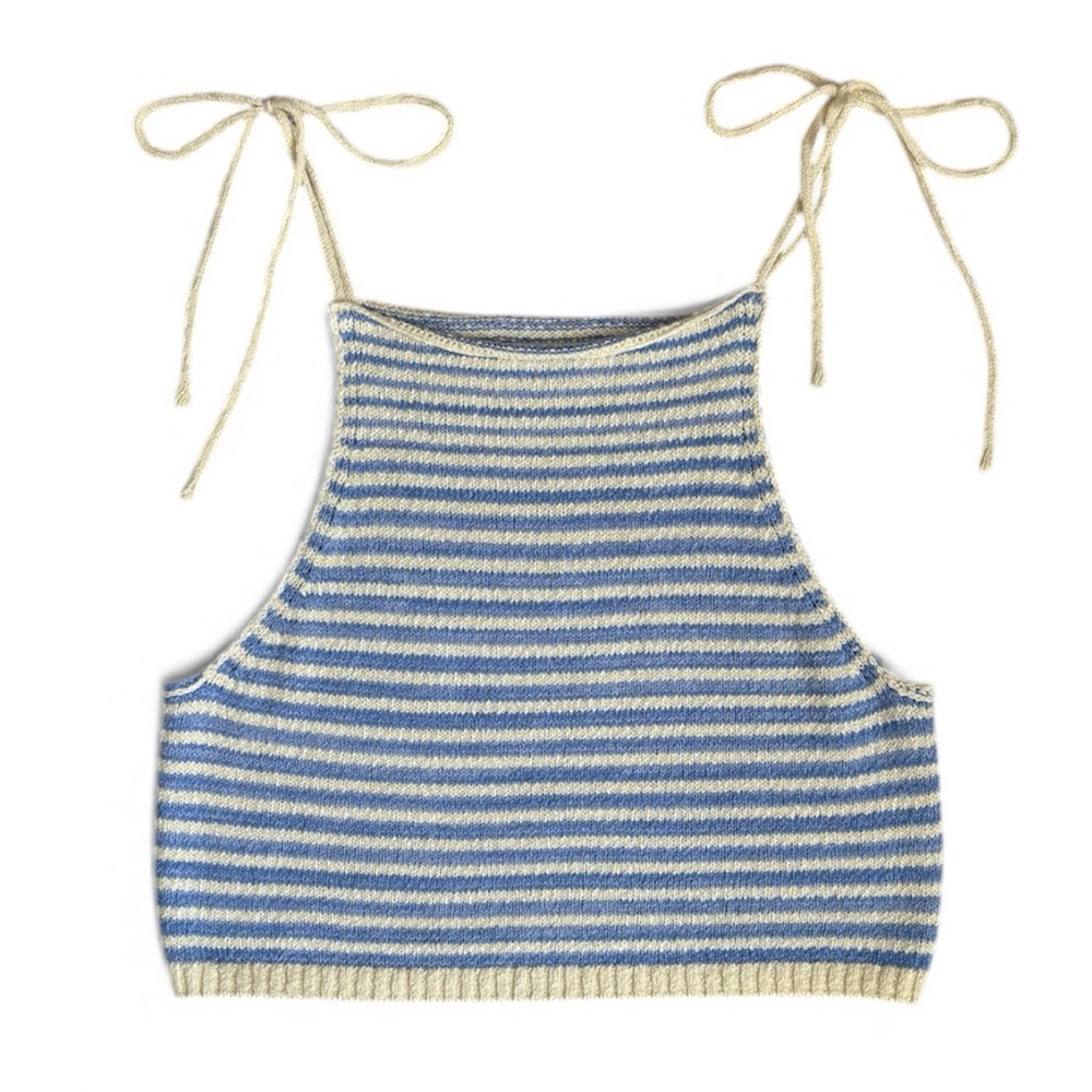 Free People Striped Knit Claire Tank Top NWT